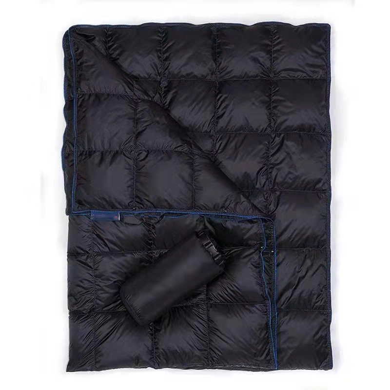 Outdoor Waterproof Puffy Down Blankets Camping Blanket for Picnics, Beach Trips, Camping