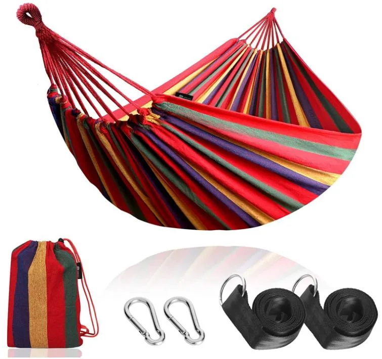 Hammock Chair Hammock Chair Hot Sale Portable Cotton Canvas Outdoor Swing Hammock