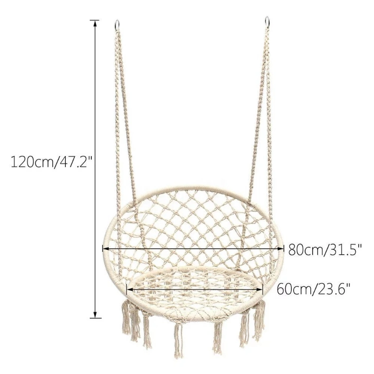 New Design Swing Cotton Rope Hanging Swing Hammock Chair