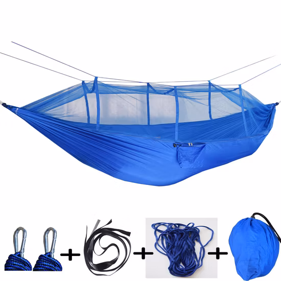 210t Nylon Parachute Portable Two Person Outdoor Double Camping Hammock