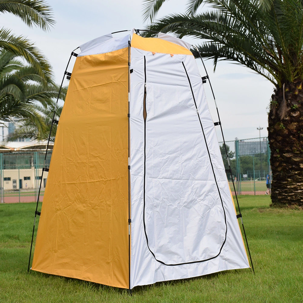 Dual Layer Waterproof Anti UV Tourist Tents Portable Changing Fitting Room Outdoor Camping Shower Bathing Tent Privacy Toilet