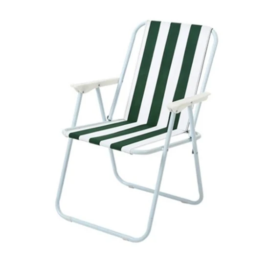 기본 실크 접이식 캠핑 비치용 의자 OEM 낚시 로고 스타일 야외 패치 패브릭 가구