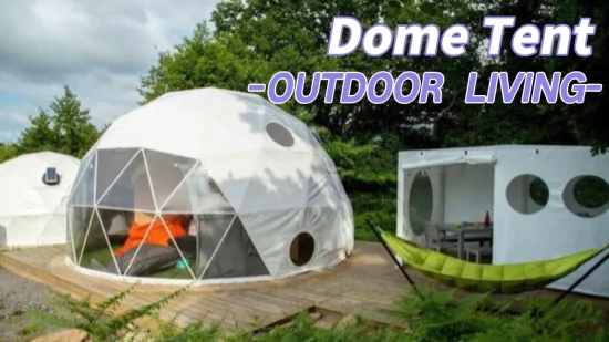 캠핑을 위한 4계절 럭셔리 글램핑 호텔 돔 텐트