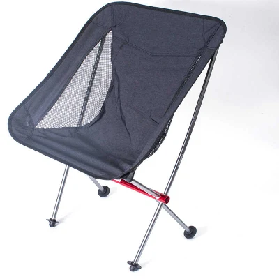 제조업체는 해변 하이킹 피크닉을 위한 초경량 야외 휴대용 접이식 달 캠핑 의자를 맞춤형으로 제작했습니다.